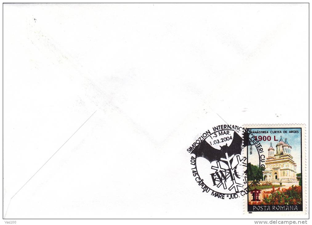 CHAUVE-SOURIS, BATS, SPECIAL COVER, 2004,ROMANIA - Chauve-souris