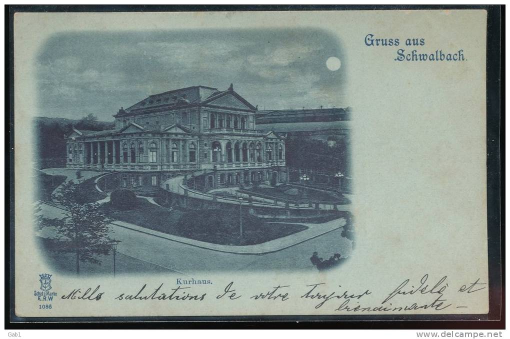 Allemagne ---  Gruss Aus Schwalbach --- Kurhaus  ( 1899 ) - Bad Schwalbach