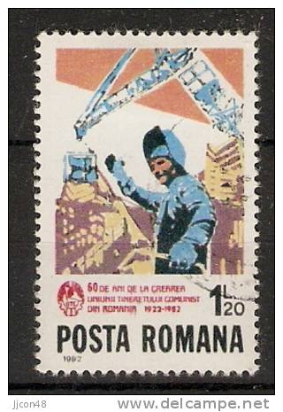 Romania 1982  60th Ann. Of UTC  (o) - Gebraucht