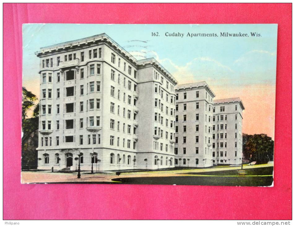 - Wisconsin > Milwaukee  Cudahy Apartments 1914 Cancel     Ref 915 - Milwaukee