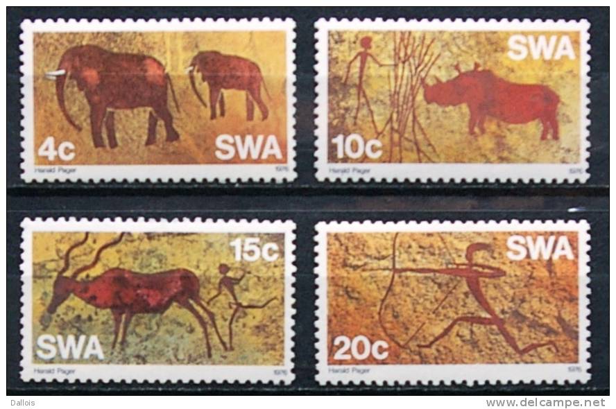 Namibie - SWA - 1976 - Peintures  Rupestres - Prehistoric Rock Paintings - Neufs - Archaeology