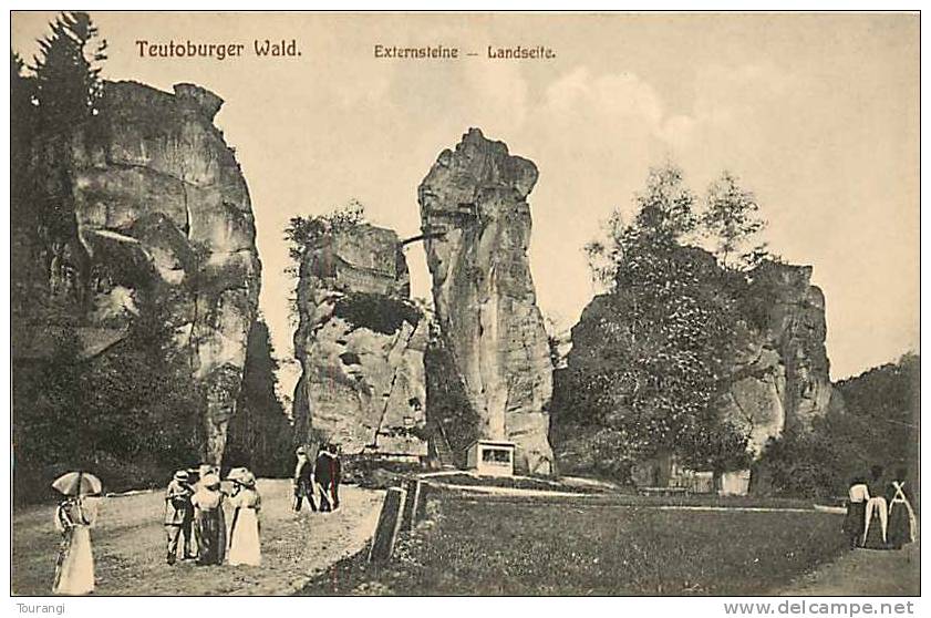 Avr13 232 : Teutoburger Wald  -  Externsteine  -  Landseite - Bad Meinberg