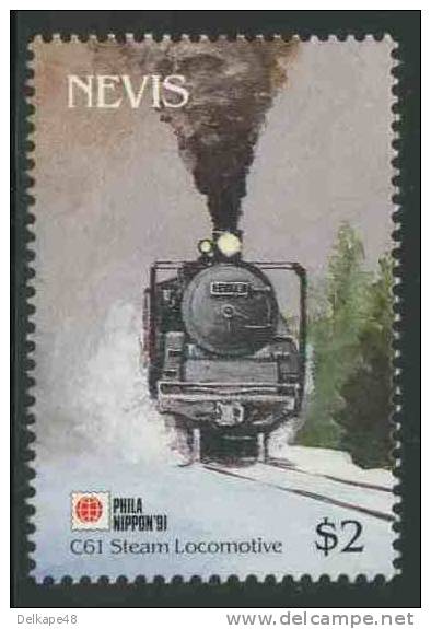 Nevis 1991 Mi 632 ** Class C61 Steam Locomotive – “Phila Nippon ‘91” / C 61-Dampflokomotive - Trains