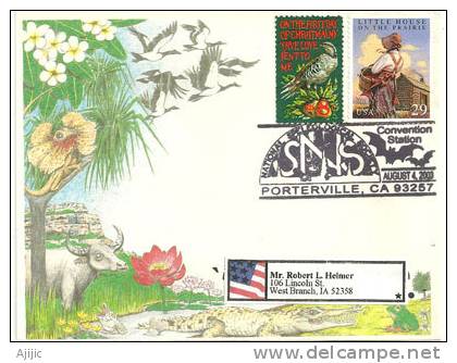 USA. National Speleogical Society, Porterville, Californie. Enveloppe Souvenir.  (Chauve-souris) - Chauve-souris