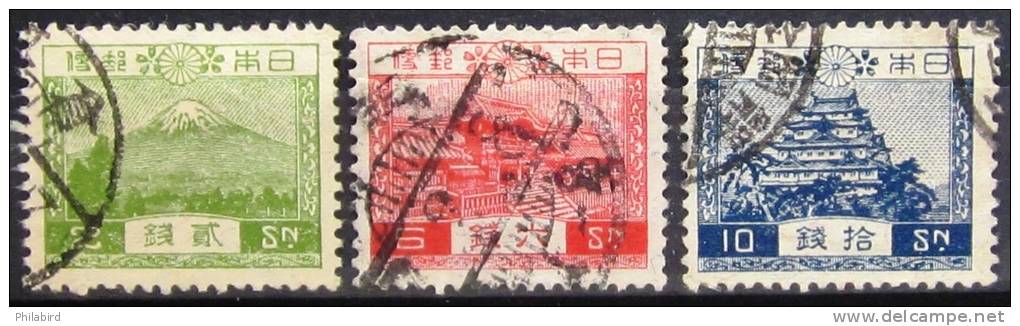 JAPON       N°  191/193         OBLITERE - Used Stamps