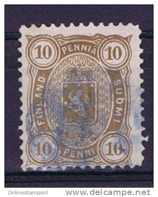 Finland: 1875 Mi 15 A Y  Perfo 11, Used - Gebraucht