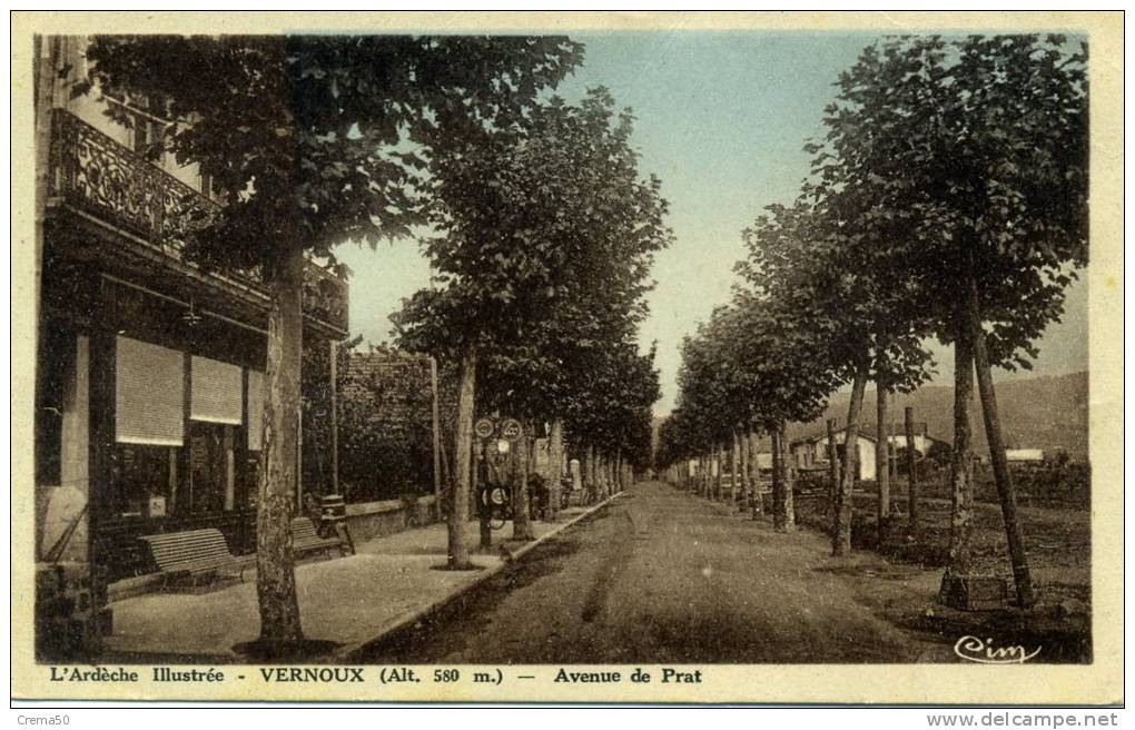 07 - VERNOUX - AVENUE DE PRAT - Vernoux