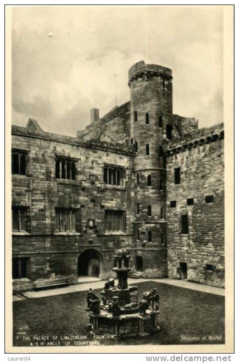 (501very Old Postcard - Carte Ancienne - UK - Linlithgow Palace - West Lothian