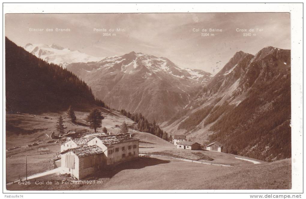 6426.  Col  De  La  Forclaz  (1523 M) - Andere & Zonder Classificatie