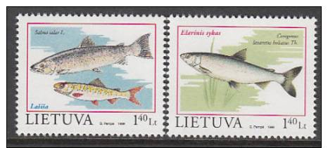 LIT9803 LITHUANIA 1998 Fish / Poisson (Set) MINT (DISCOUNT AVAILABLE) - Fische