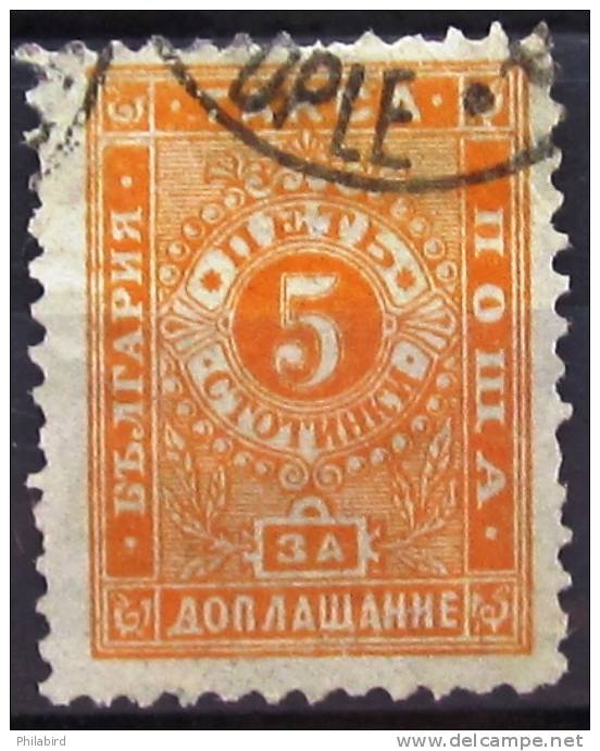 BULGARIE         TAXE  10        OBLITERE - Timbres-taxe