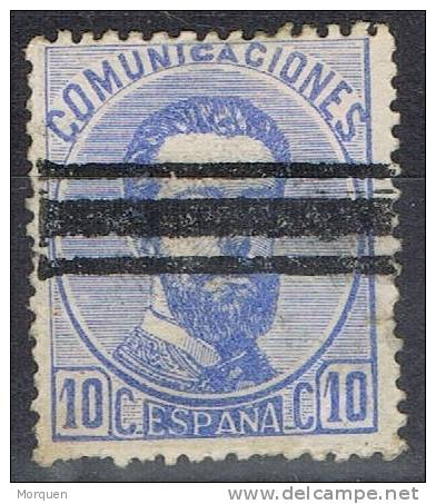 Sello 10 Cts Amadeo 1872, Barrado, Num 121s  º - Used Stamps