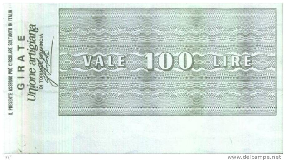 ISTITUTO BANCARIO ITALIANO - TORINO - Lire 100 - [10] Checks And Mini-checks