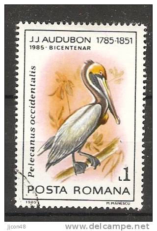 Romania 1985  John James Audubon  (o) - Gebraucht