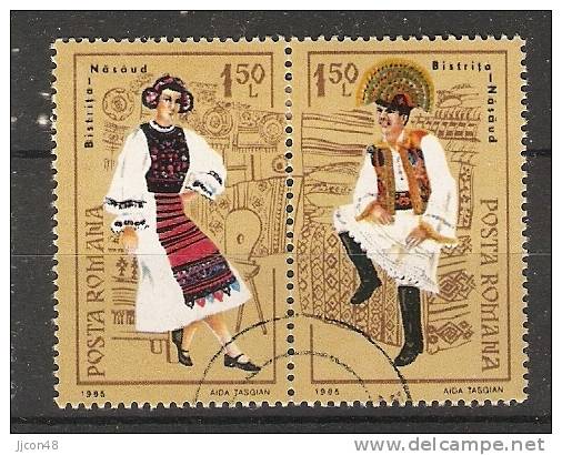 Romania 1985  Folk Costumes  (o) - Gebraucht