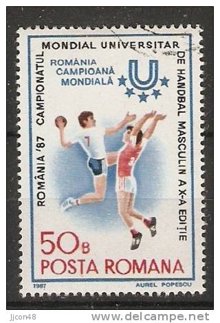 Romania 1987  Mens Handball Championships  (o) - Gebraucht