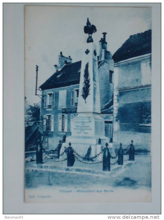 TRILPORT ( 77 ) MONUMENT AUX MORTS  CPA  COULEUR - Autres & Non Classés