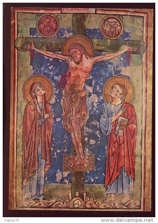 CPM Neuve 68 MURBACH Missel De Murbach Crucifixion Vers 1200 - Murbach