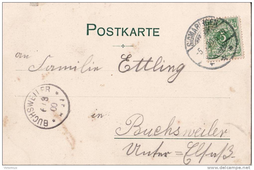 GRUSS AUS SIEMARINGEN, 1900 - Sigmaringen