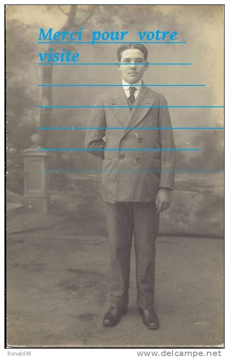 Cpp Homme  : Portrait De Roger MARCHADIER Fils De Victoria  ( Mode Costume ) - Genealogie