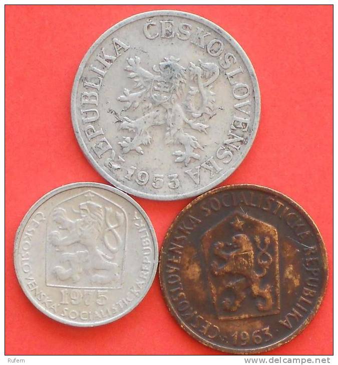 CZECHOSLOVAKIA        3 Coins   -    (2073) - Lots & Kiloware - Coins