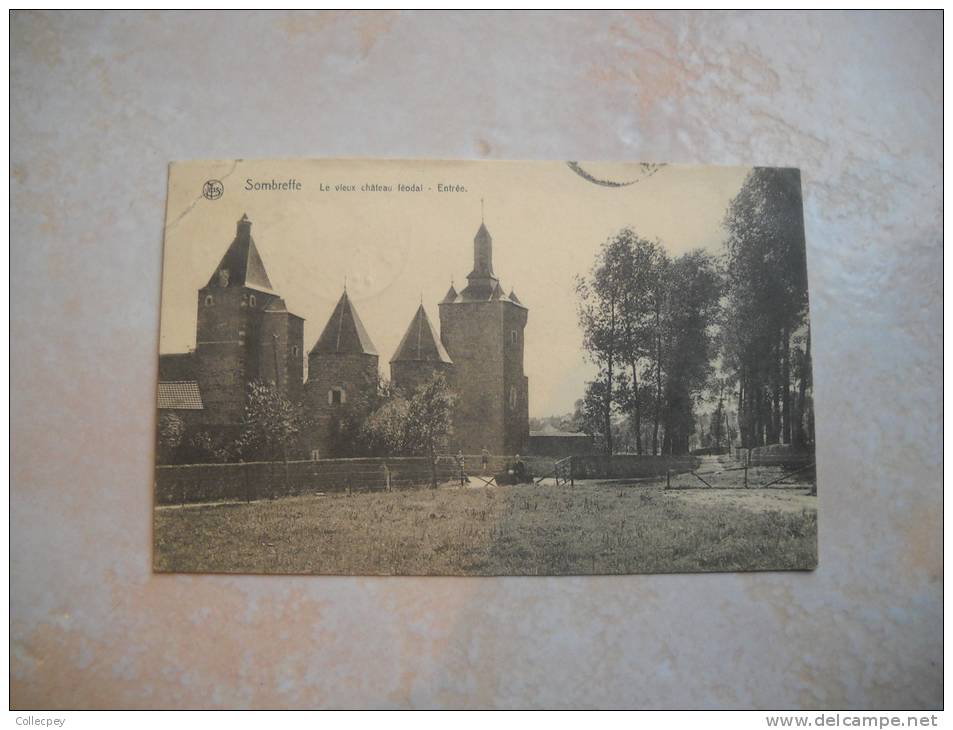 CPA SOMBREFFE Le Vieux Château Féodal - Entrée  - BELGIQUE - Sombreffe