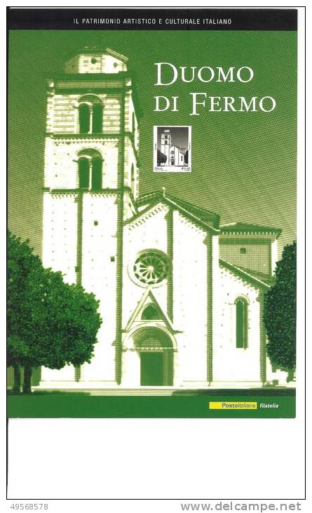 FOLDER  ITALIA  2012  -  IL PATRIMONIO ARTISTICO CULTURALE  DUOMO  DI  FERMO - - Pochettes