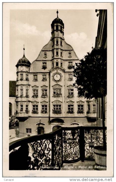 AK Memmingen, Motiv Am Rathaus, Gel - Memmingen