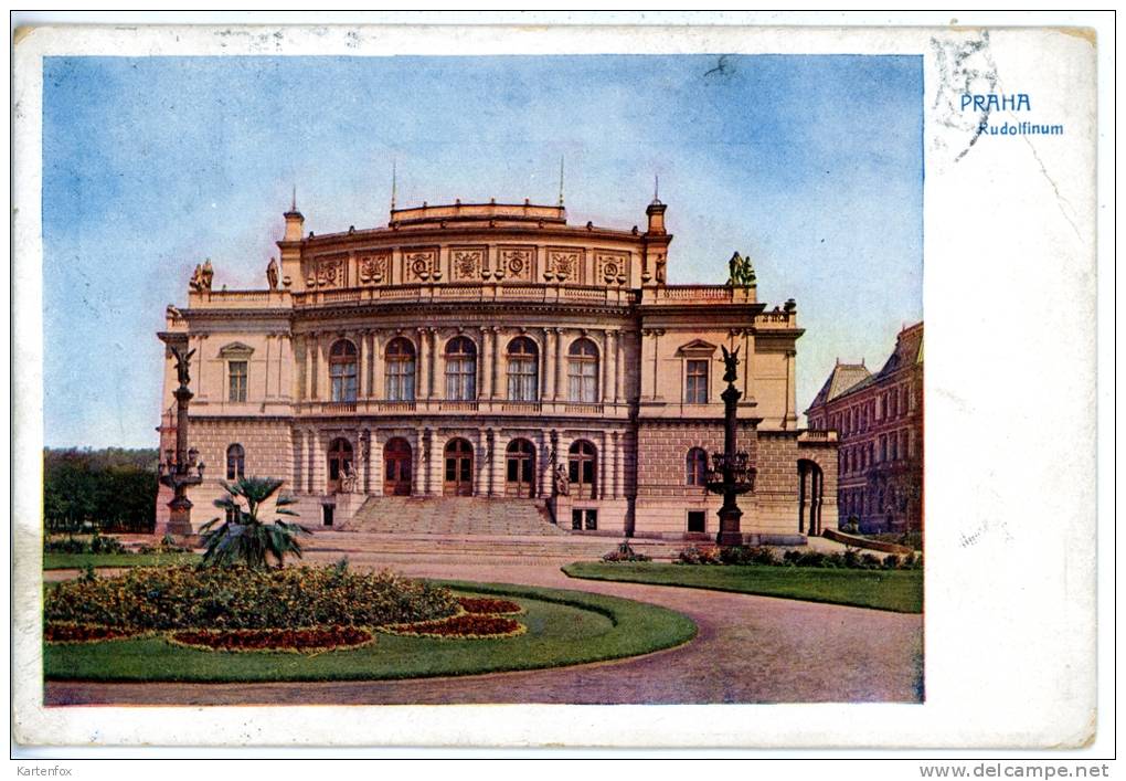 Praha, Prag, Rudolfinum, 24.6.1907 - Tsjechië