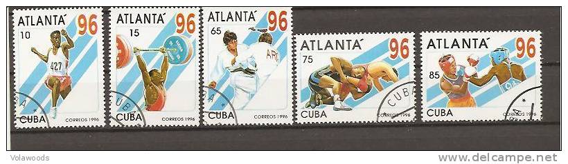 Cuba - Serie Completa Usata: Olimpiadi Di Atlanta 1996 - Estate 1996: Atlanta