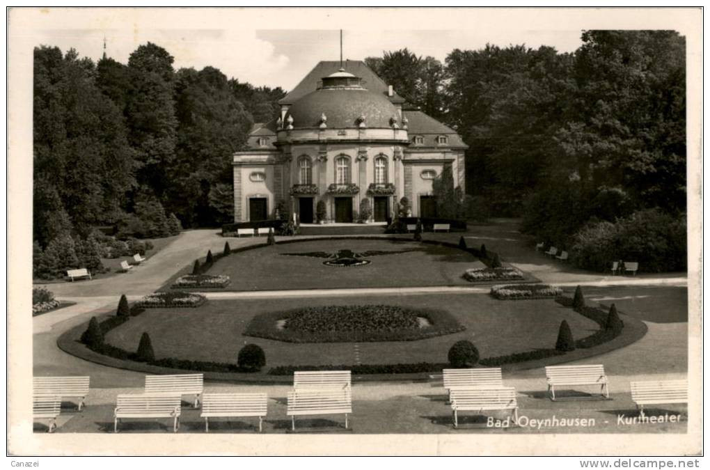 AK Bad Oeynhausen, Kurtheater, Gel 1959 - Bad Oeynhausen