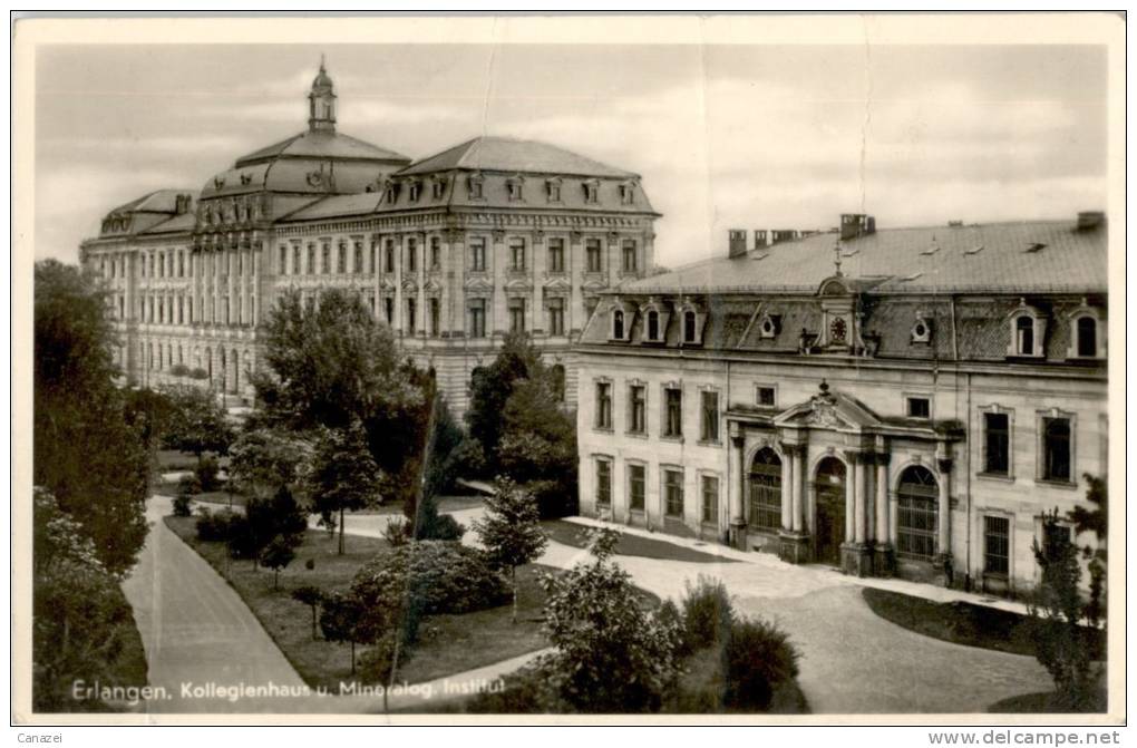 AK Erlangen, Kollegienhaus Und Mineralogisches Institut, Ung - Erlangen