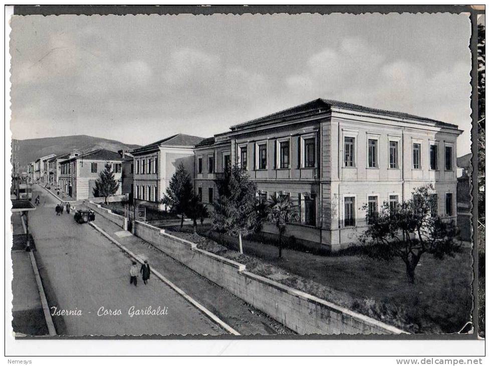 1958 ISERNIA CORSO GARIBALDI FG V SEE 2 SCANS ANIMATA - Isernia