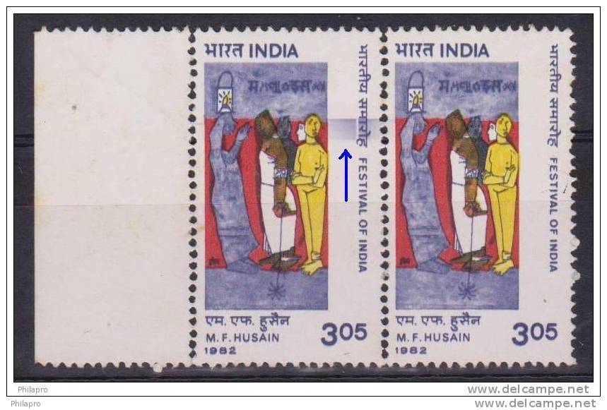 INDE  ERREUR  FESTIVAL   YVERT N°705 ** MNH   Réf  3520 - Variétés Et Curiosités