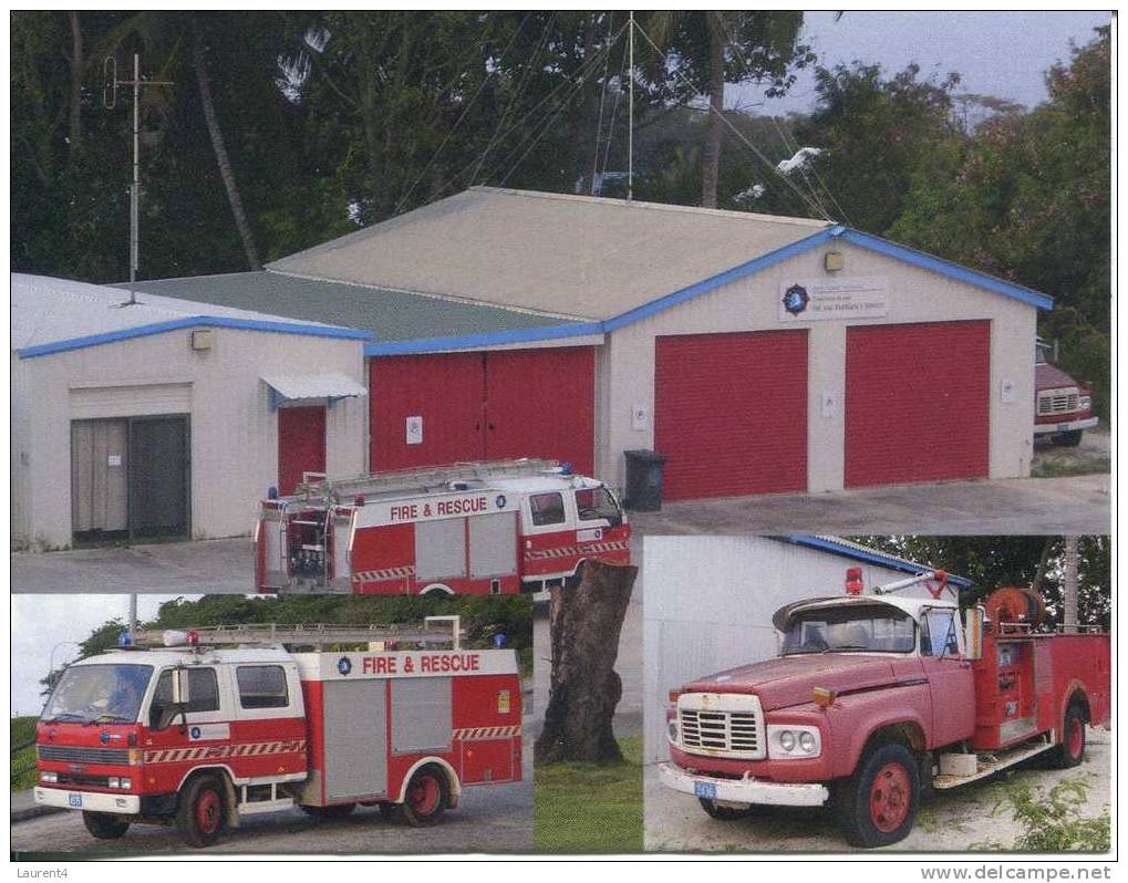Fire Truck - Fire Brigade - Camion De Pompier - Christmas Island  - Indian Ocean - Sapeurs-Pompiers