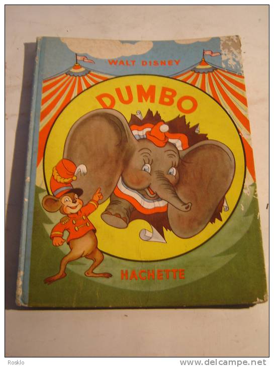 BD / DISNEY / JUMBO L ELEPHANT   1948 / ED HACHETTE 1949  / PARFAIT  ETAT - Disney