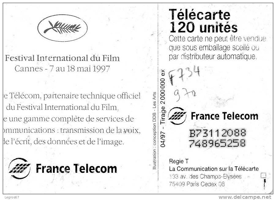 F 734 970	CANNES'97 - 1997