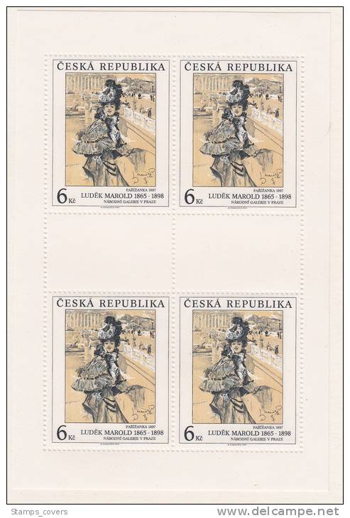 CESKA REPUBLIKA MNH** MICHEL KB 96/98 MACHEK &amp; HIRSCHELY - Unused Stamps