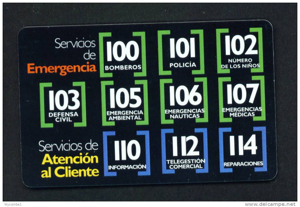 ARGENTINA - Chip Phonecard As Scan - Argentinien