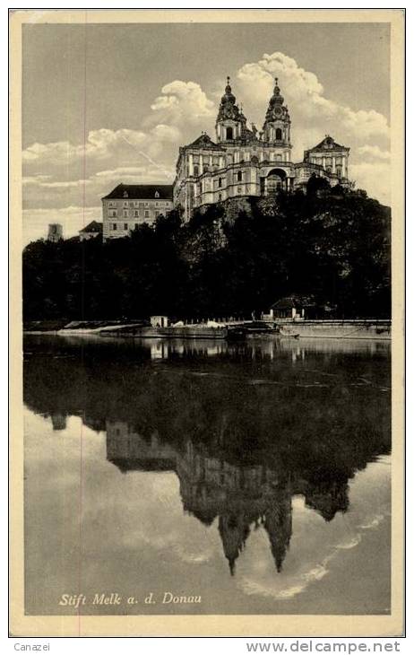 AK Stift Melk An Der Donau, Stiftstempel, Ung - Melk