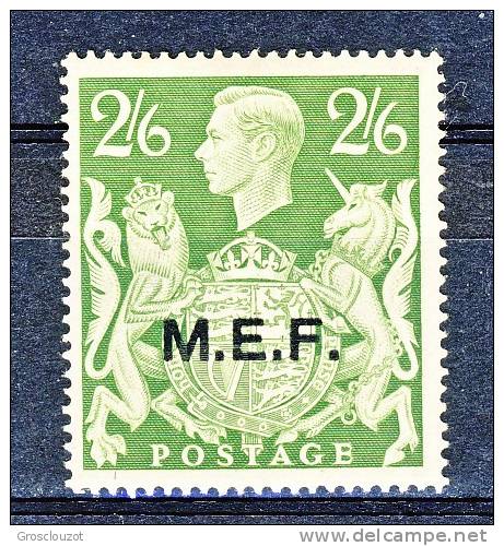 Occupazione Britannica AOI - MEF 1943-47 SS 4 N. 14 MNH Cat. € 50 - British Occ. MEF