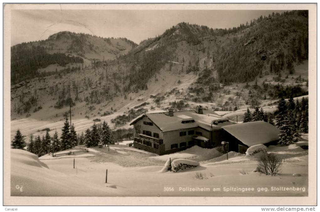 AK Polizeiheim Am Spitzingsee Gg Stoltzenberg, Gel 1940 (Schliersee) - Schliersee