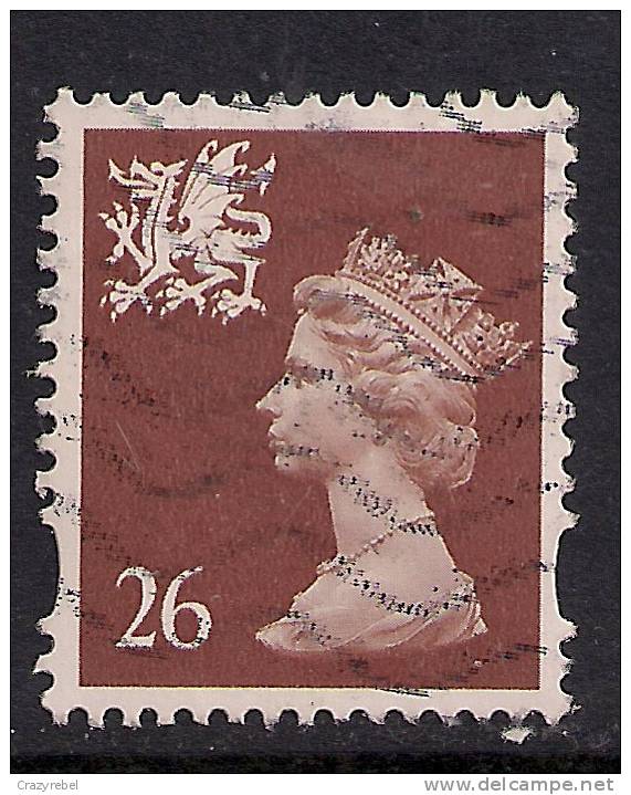 WALES GB 1997 - 98  QE2 26p Chestnut Machin SG W80. ( 622 ) - Wales