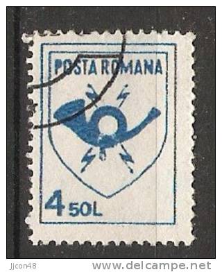 Romania 1991  Posthorn  (o) - Gebraucht