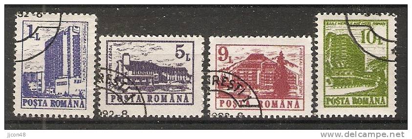 Romania 1991  Hotels  (o) - Used Stamps