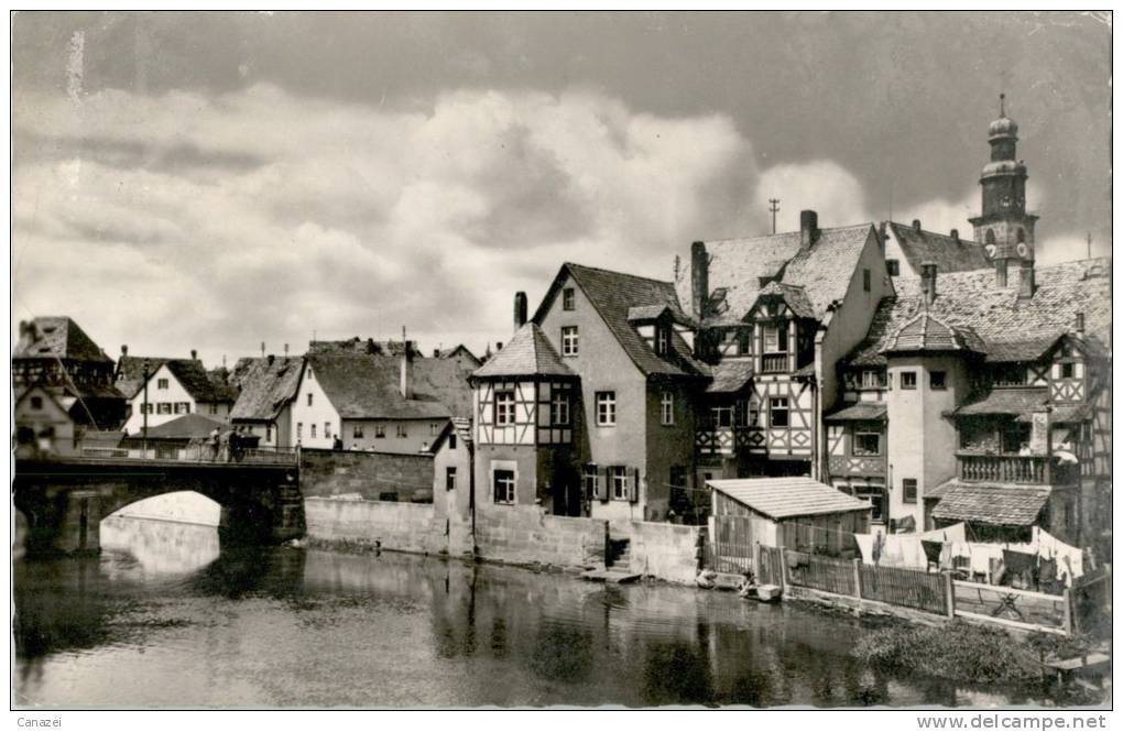 AK Lauf A.d. Pegnitz, Gel 1958 - Pegnitz