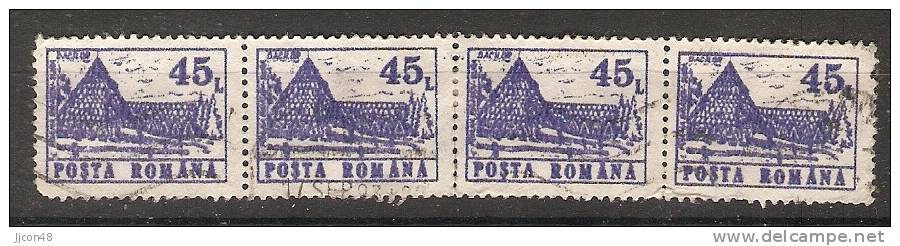 Romania 1991  Hotels  (o)  3rd Issue - Used Stamps