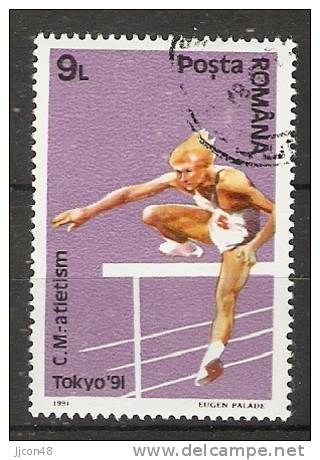 Romania 1991  World Indoor Athletics, Tokyo  (o) - Used Stamps