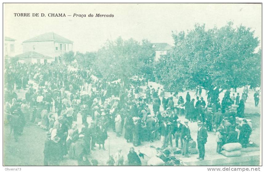 TORRE  DE DONA CHAMA - TORRE  DE D CHAMA - Praça Do Mercado - 2 Scans  PORTUGAL - Vila Real