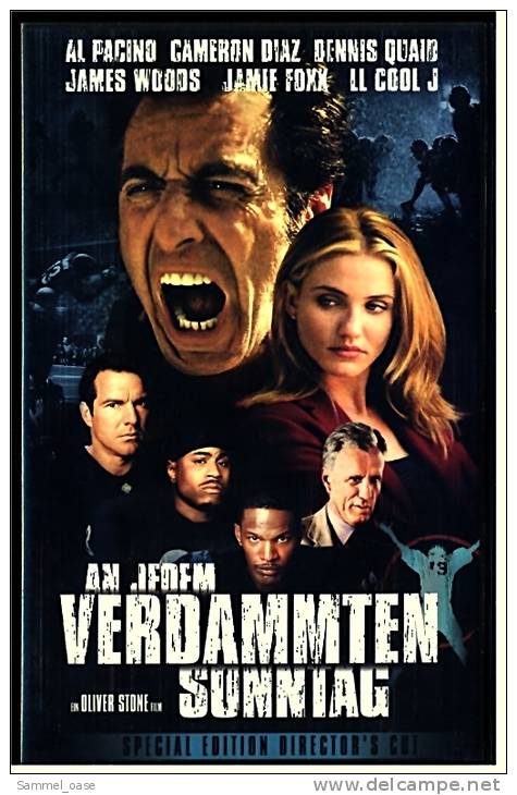VHS Video Drama  -  An Jedem Verdammten Sonntag   -  Mit LL Cool J , Jamie Foxx , James Woods  -  Von 2000 - Drame